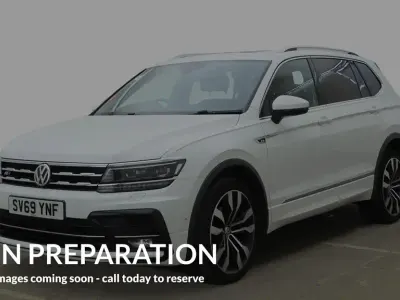Used VW Tiguan Allspace R-line 150 HP (110 kW) 2019 White SUV