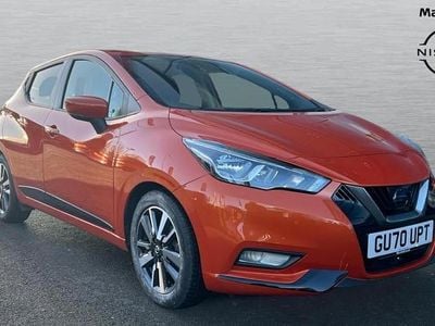 Orange Used 2020 Nissan Micra Tekna Hatchback | £10,181 (Fair price)