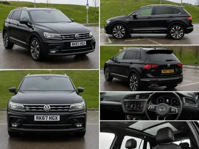 Used VW Tiguan SEL 2017 Black SUV