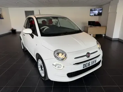 Used Fiat 500 Pop Star 69 HP (50 kW) 2016 White Hatchback