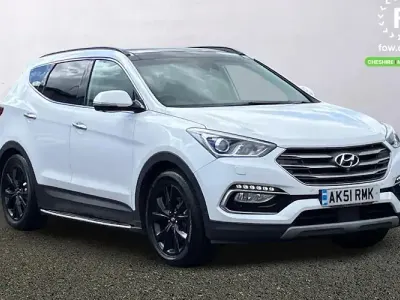 Używany Hyundai Santa Fe 200 KM (147 kW) 2017 Biały SUV