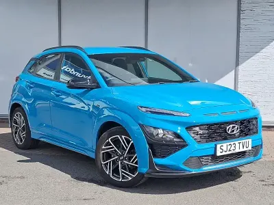 Used Hyundai Kona N Line 120 HP (88 kW) 2023 Blue SUV