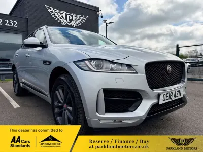 Używany Jaguar F-Pace R-Sport 2018 Srebrny SUV