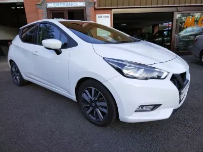 Second-hand Nissan Micra N-Connecta 90 CP (66 kW) 2018 Alb Hatchback