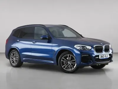 Used BMW X3 M Sport 184 HP (135 kW) 2021 Blue SUV