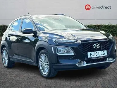 Używany Hyundai Kona SE 120 KM (88 kW) 2018 Czarny SUV