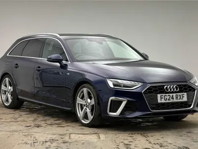 Used Audi A4 S-Line 204 HP (150 kW) 2024 Blue Estate
