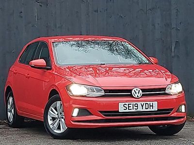 Used VW Polo SE 95 HP (69 kW) 2019 Red Hatchback