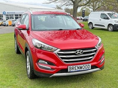 Begagnad Hyundai Tucson SE 132 HK (97 kW) 2018 Röd SUV