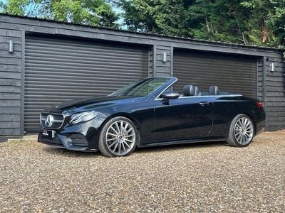 Used Mercedes E220 AMG Line Premium 194 HP (142 kW) 2018 Black Cabriolet