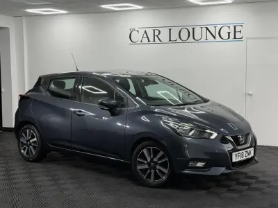 Begagnad Nissan Micra Acenta 90 HK (66 kW) 2018 Grå Halvkombi