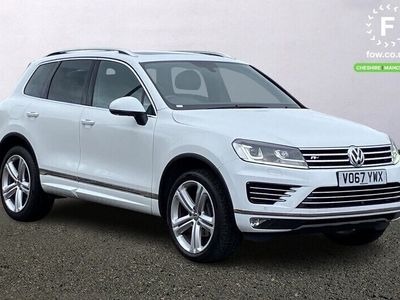 used VW Touareg DIESEL ESTATE 3.0 V6 TDI BMT 262 R-Line Plus 5dr Tip Auto [Panoramic Roof, Leather, Sat Nav, Heated Seats, Parking Camera]