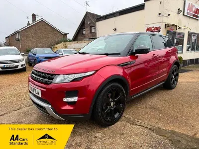 Used Land Rover Range Rover evoque Dynamic 188 HP (138 kW) 2014 Red SUV