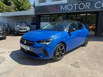Used Vauxhall Corsa Edition 75 HP (55 kW) 2021 Blue Hatchback