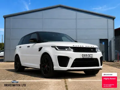 Käytetty Land Rover Range Rover Sport SVR 575 HP (422 kW) 2019 Valkoinen Katumaasturi
