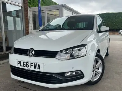 Used VW Polo Match 90 HP (66 kW) 2016 White Hatchback