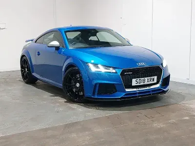 Used Audi TT RS Design 400 HP (294 kW) 2018 Blue Coupe