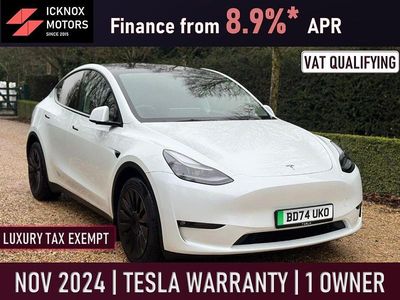 White Used 2024 Tesla Model Y Long Range RWD SUV | £32,895 (Expensive)