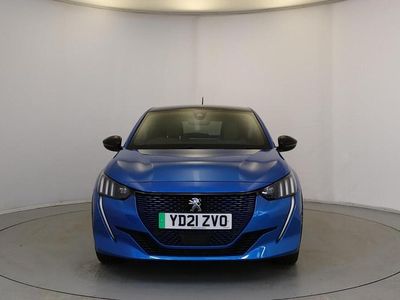 Used Peugeot e-208 Premium 98 kW (134 HP) 2021 Blue Hatchback