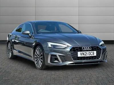 Used Audi A5 S-Line 161 HP (118 kW) 2021 Grey Coupe
