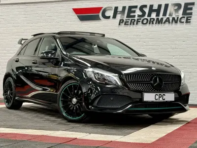 Used Mercedes A220 Motorsport Edition 177 HP (130 kW) 2016 Black Hatchback