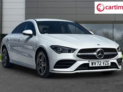 Used Mercedes CLA250 AMG line 224 HP (164 kW) 2022 White Sedan
