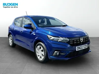 Second-hand Dacia Sandero Comfort 91 CP (66 kW) 2022 Albastru Hatchback
