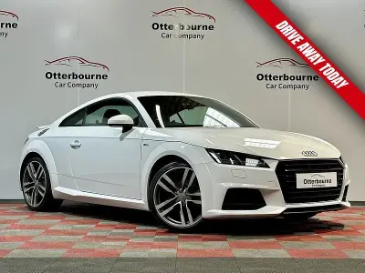 Begagnad Audi TT S-Line 180 HK (132 kW) 2016 Vit Sportkupé