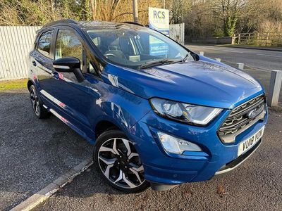 Blue Used 2018 Ford Ecosport ST-Line SUV | £8,999 (Fair price)