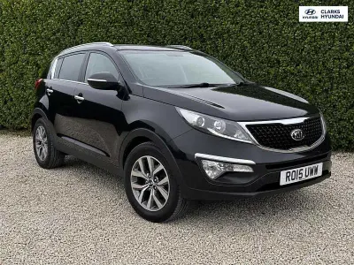Used Kia Sportage 114 HP (83 kW) 2015 Black SUV