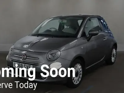 Used Fiat 500 Lounge 69 HP (50 kW) 2018 Grey Hatchback