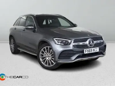 Begagnad Mercedes GLC220 AMG line 2019 Grå Kombi