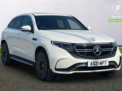 Used Mercedes EQC400 AMG Line Premium 300 kW (408 HP) 2021 White SUV
