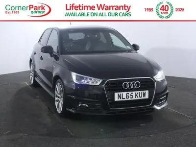 Used Audi A1 Sportback S-Line 125 HP (91 kW) 2015 Black Hatchback