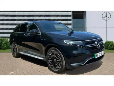 Used Mercedes EQC400 AMG Line Premium 300 kW (408 HP) 2022 Black SUV