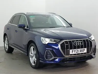 Used Audi Q3 S-Line 200 HP (147 kW) 2021 Blue SUV