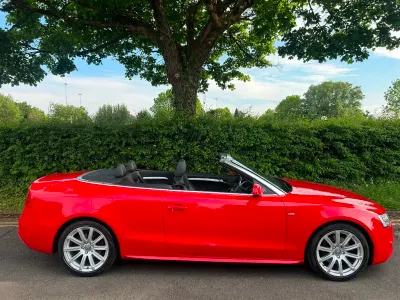 Usado Audi A5 Cabriolet S-Line 2012 Vermelho Cabrios