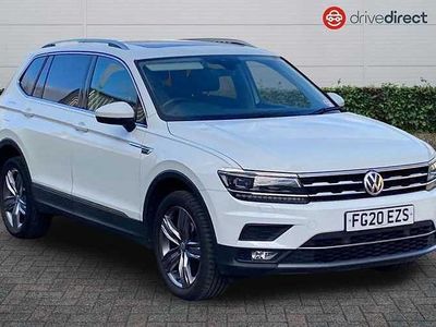 White Used 2020 VW Tiguan Allspace SEL SUV | £18,877 (Fair price)