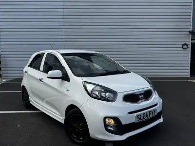 Used Kia Picanto 68 HP (50 kW) 2014 White Hatchback