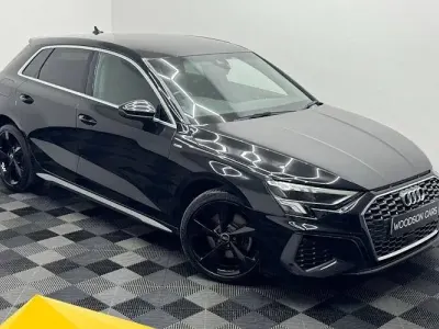 Used Audi A3 Sportback e-tron S-Line 204 HP (150 kW) 2022 Black Hatchback