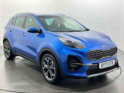 Used Kia Sportage GT-Line 136 HP (100 kW) 2021 Blue SUV