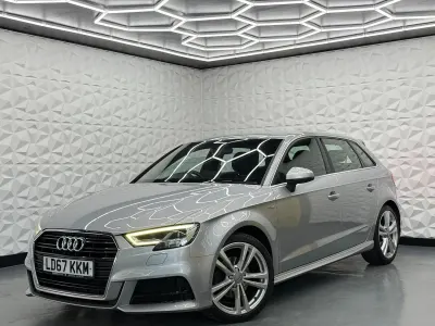 Used Audi A3 Sportback S-Line 150 HP (110 kW) 2017 Silver Hatchback