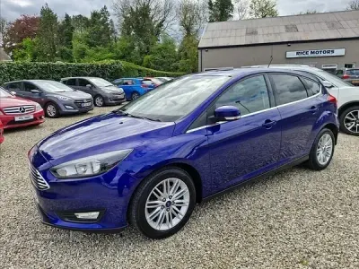 Used Ford Focus Zetec 2018 Blue Hatchback