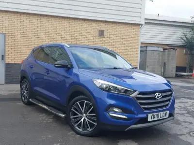 Used Hyundai Tucson GO! 177 HP (130 kW) 2018 Blue SUV