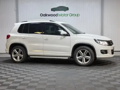Used VW Tiguan R-line 177 HP (130 kW) 2013 White SUV