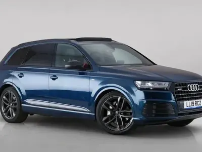 Used Audi Q7 Black Edition 286 HP (210 kW) 2019 Blue SUV