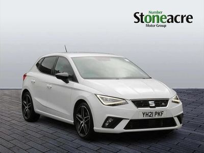 Used Seat Ibiza FR Sport 108 HP (79 kW) 2021 White Hatchback