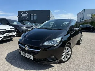 Used Vauxhall Corsa 75 HP (55 kW) 2017 Black Hatchback