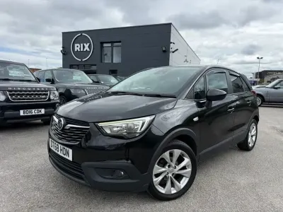 Used Vauxhall Crossland X 83 HP (61 kW) 2018 Black SUV