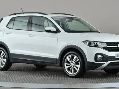 Used VW T-Cross SE 116 HP (85 kW) 2020 White SUV